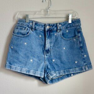 Pacsun Denim Daisy Shorts